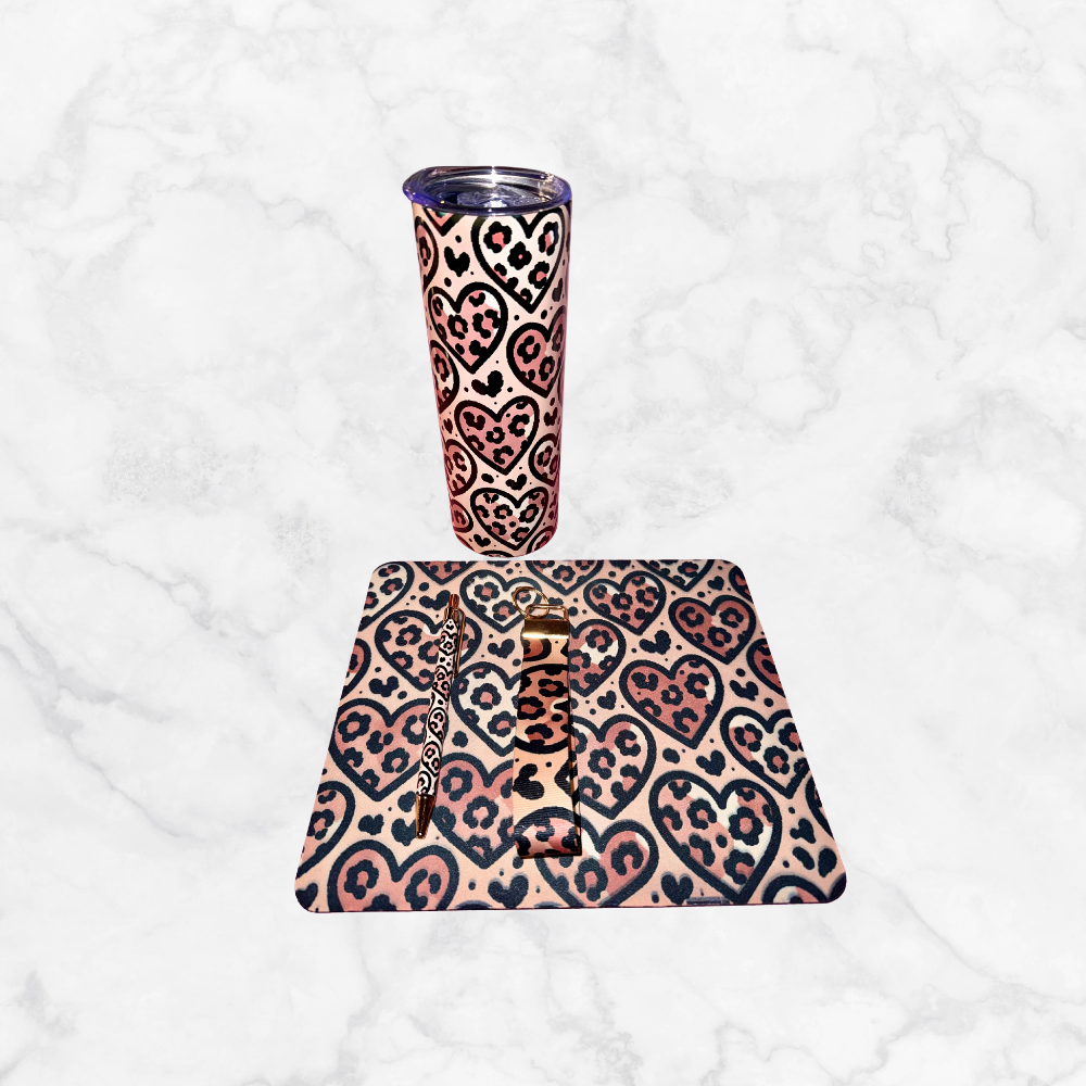 Leopard Love Wristlet Keychain