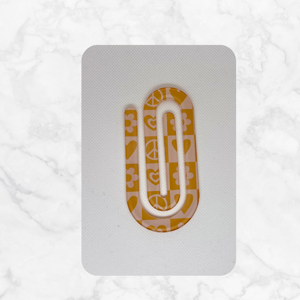 Groovy Valentine Jumbo PaperClip