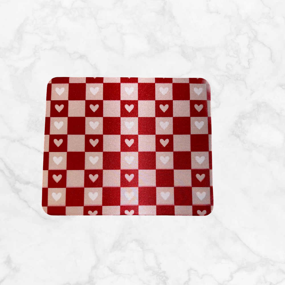 Checkered Love MousePad