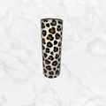 Leopard Heart 20oz Stainless Steel Tumbler - White