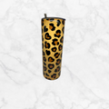 Leopard Heart 20oz Stainless Steel Tumbler